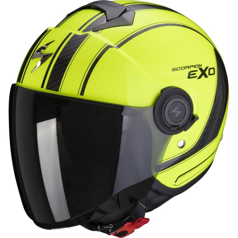 Casque jet urbain, grand écran long
