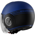 Casque jet urbain compact, écran solaire intégré