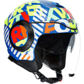 Casque jet écran maxi vision, pare-soleil intégré